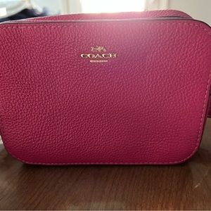 Coach Pink Camera Crossbody